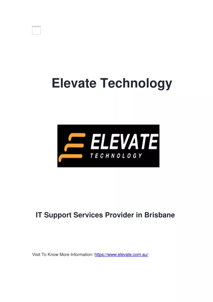 elevate technology