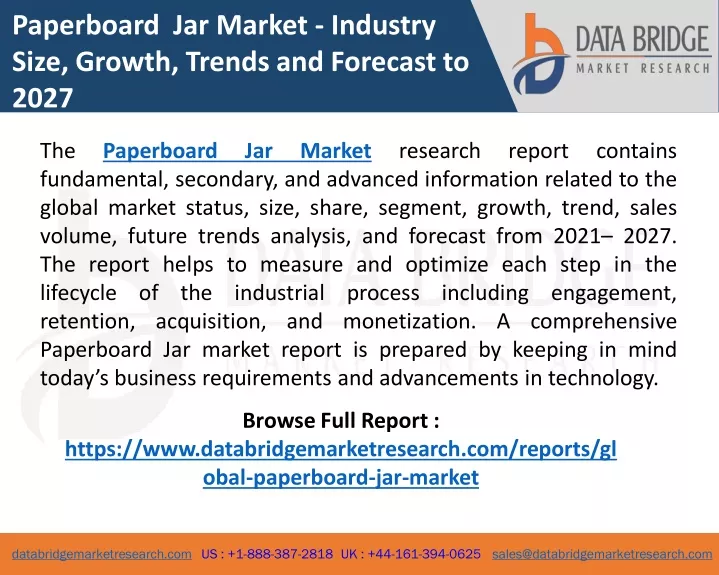 paperboard jar market industry size growth trends