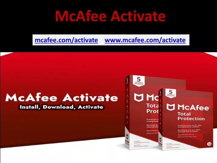 mcafee activate