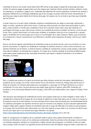 undertale es esta es una novela visual sobre