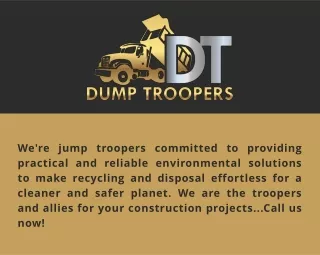 Dumpster Rental, Demolition and Construction Cleaning Service in the USA