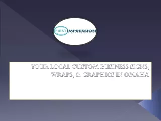 Why Use Custom Signs For Business