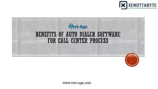 Benefits of Auto Dialer Software for Call Center ppt