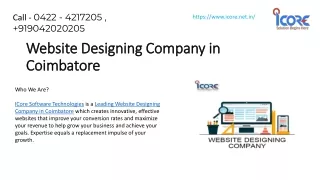 Website Designing in Coimbatore