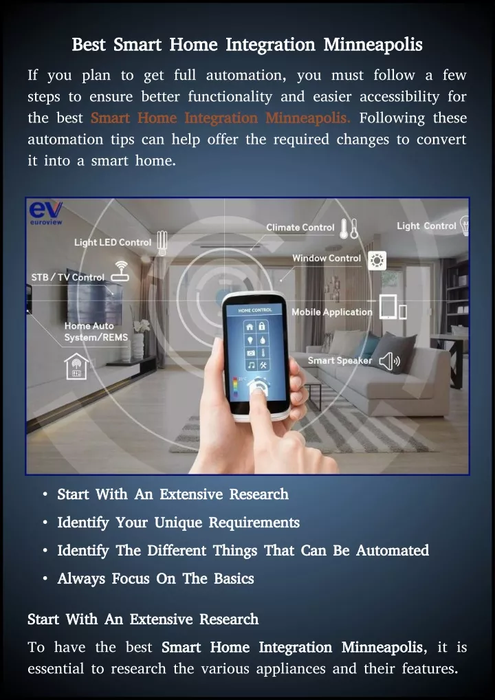 best smart home integration minneapolis best