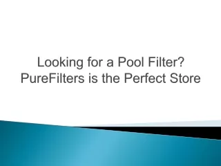 looking for a pool filter purefilters is the perfect store