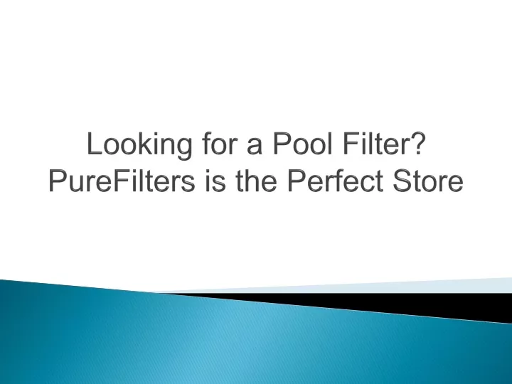 looking for a pool filter purefilters is the perfect store