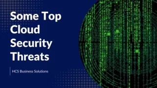 Some Top Cloud Security Threats