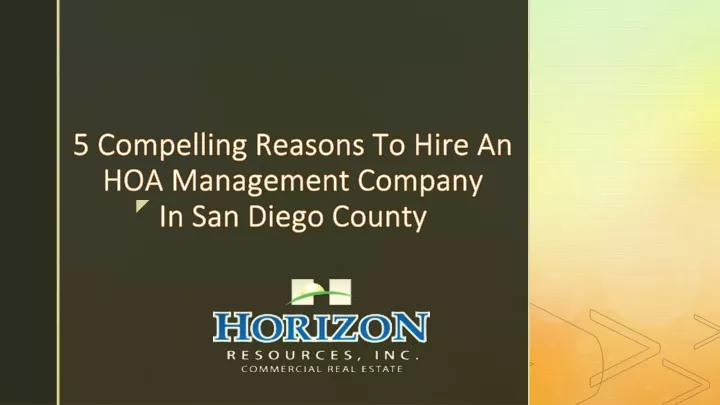 5 compelling reasons to hire an hoa management company in san diego county