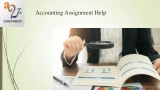 Accounting assignment help