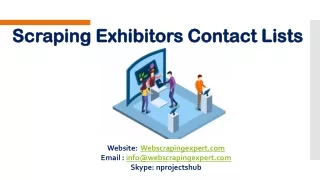 scraping exhibitors contact lists