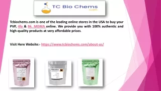 tcbiochems com is one of the leading online