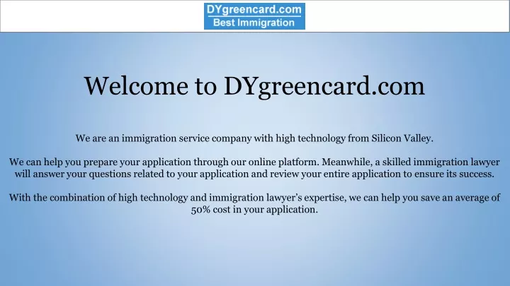 welcome to dygreencard com