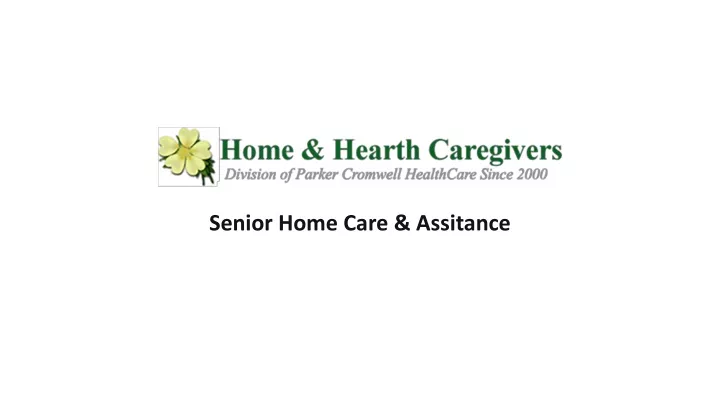 senior home care assitance