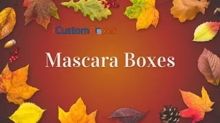 mascara boxes