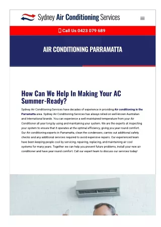 Air conditioning parramatta