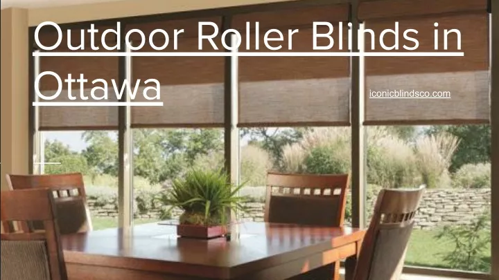outdoor roller blinds in ottawa