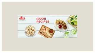 Enjoy delicious Rakhi recipes, from savouries to sweets this Raksha Bandhan