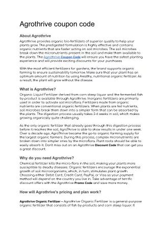 agrothrive coupon code