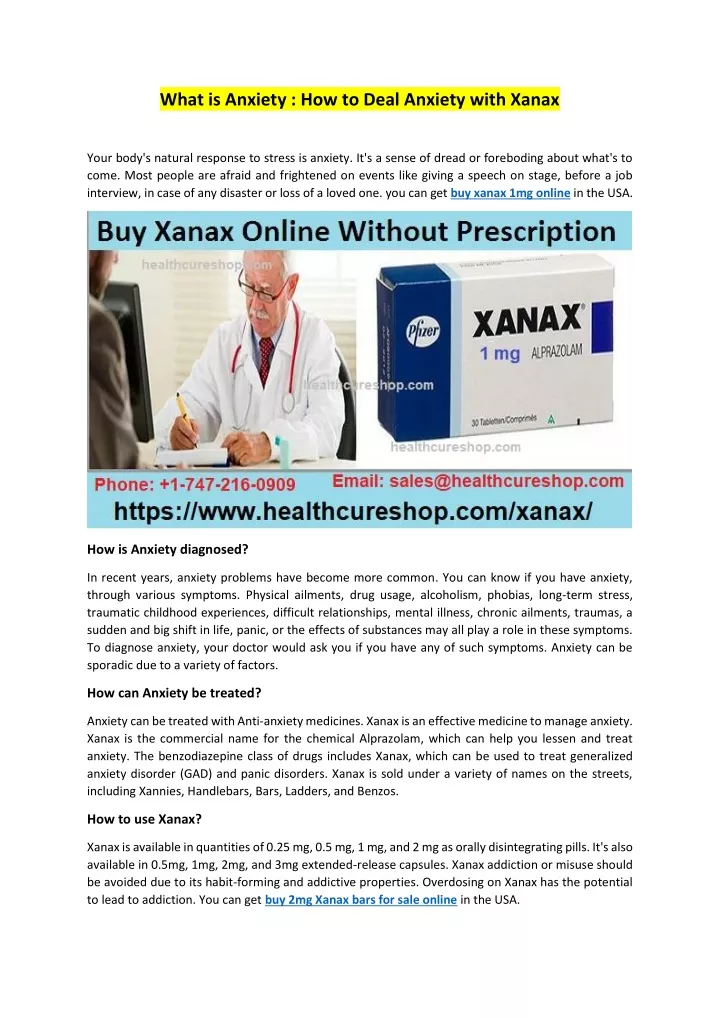what is anxiety how to deal anxiety with xanax