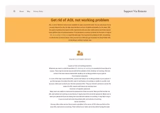 support via remote