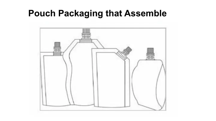 pouch packaging that assemble
