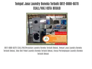 Paket jasa  laundry boneka  termurah bekasi