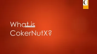 what is home news how to use cokernutx