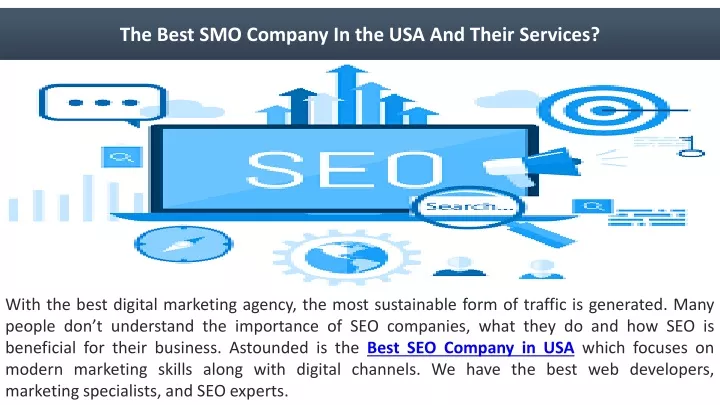 the best smo company in the usa and their services