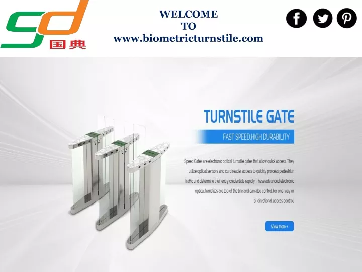 welcome to www biometricturnstile com