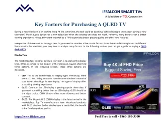 iffalcon smart tvs