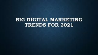 Digital Marketing Trends