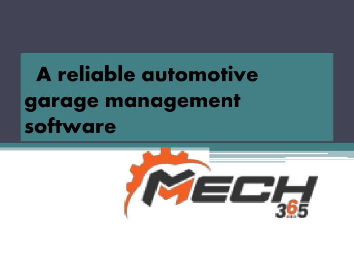 a reliable automotive garage management software