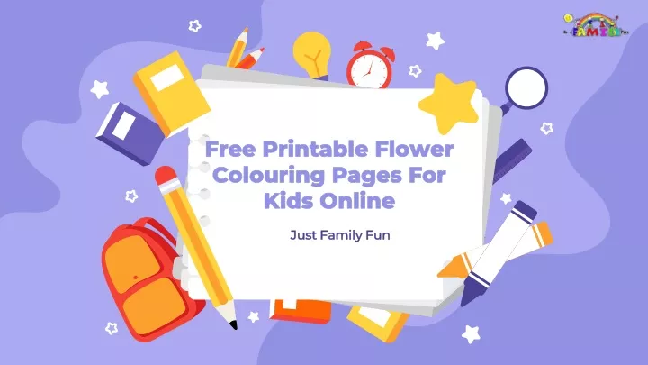 free printable flower colouring pages for kids online
