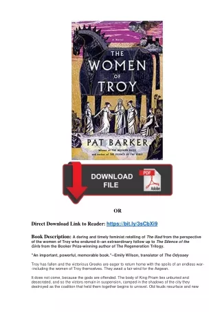 [PDF] Free Download The Women of Troy [epub] by Pat Barker - Full Book