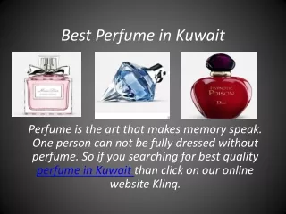 Best Perfume in Kuwait