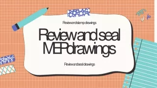 Review and seal MEP drawings-converted