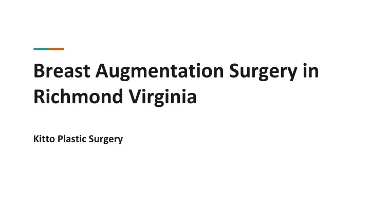 breast augmentation surgery in richmond virginia