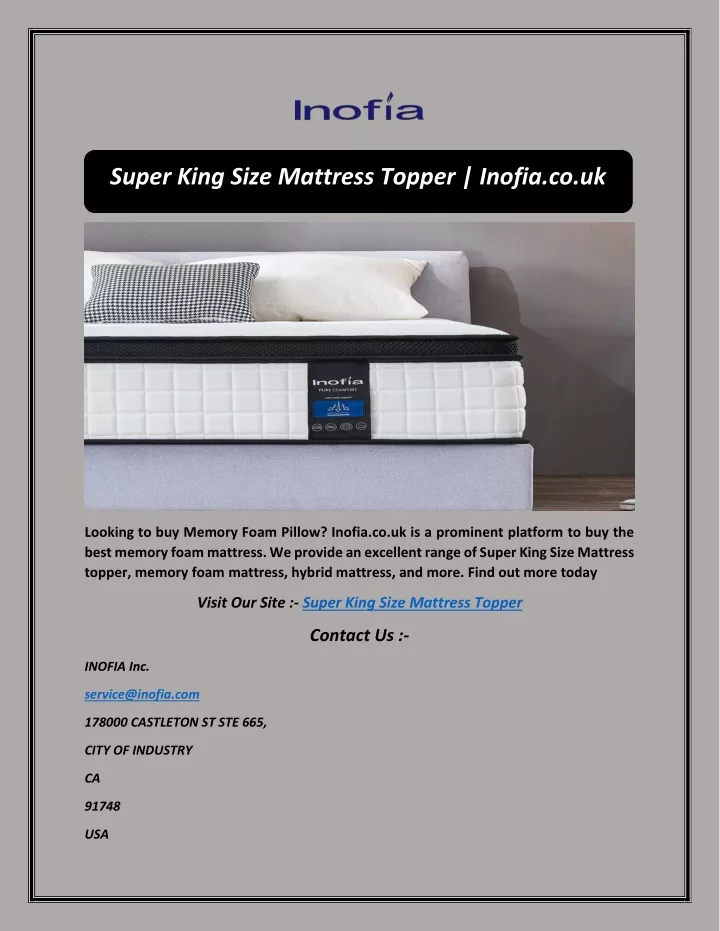 super king size mattress topper inofia co uk