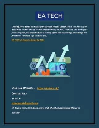 Ea Tech V4 Expert Advisor on Mt4 | Eatech.uk
