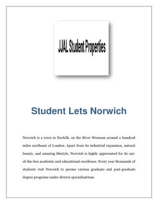 studentaccommodationnorwich.co.uk student lets norwich