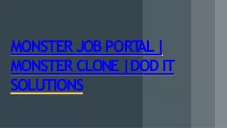 monster job po r t a l monster