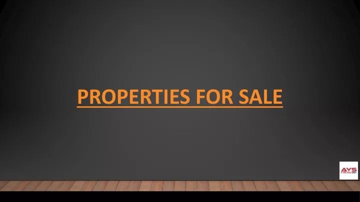 properties for sale