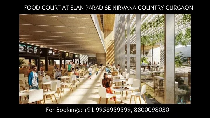 food court at elan paradise nirvana country