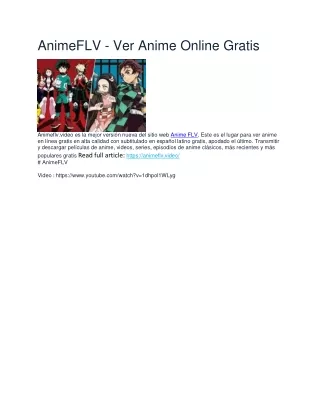 animeflv ver anime online gratis