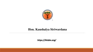 hon kaushalya siriwardana