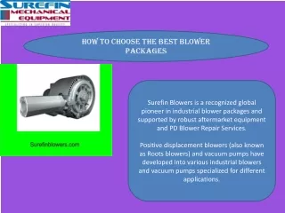 How to Choose the Best Blower Packages