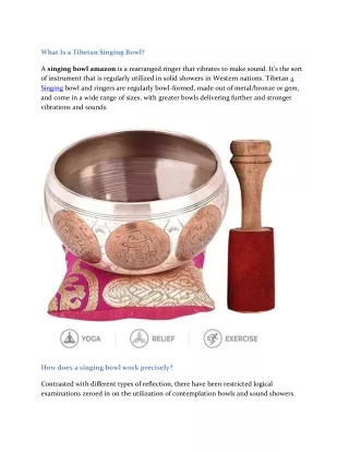 what is a tibetan singing bowl