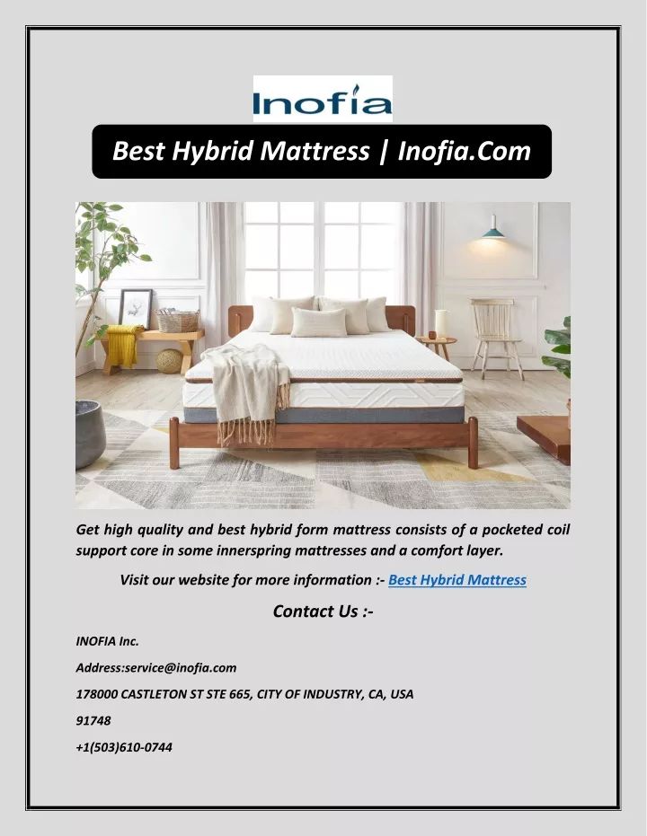 best hybrid mattress inofia com