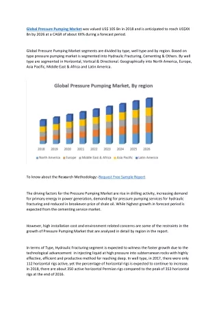 global pressure pumping market was valued